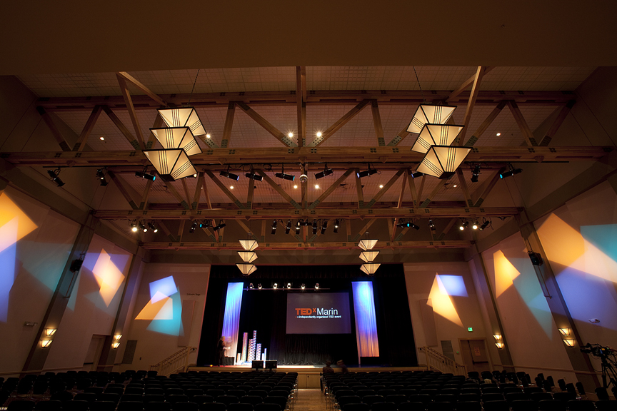 The grand Hoytt Theater located in the Osher Marin JCC. Paula Poundstone Performs at the Osher Marin JCC