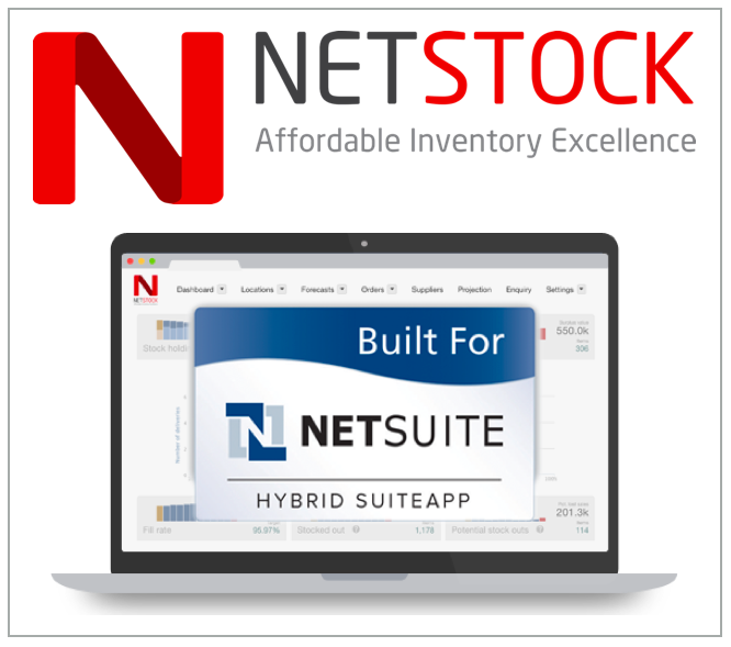 NETSTOCK is certified Built For NetSuite