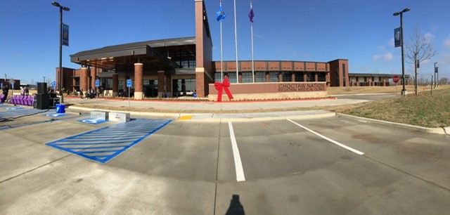 Choctaw Regional Health Clinic in Durant, Oklahoma, celebrates ribbon cutting on Feb. 21.