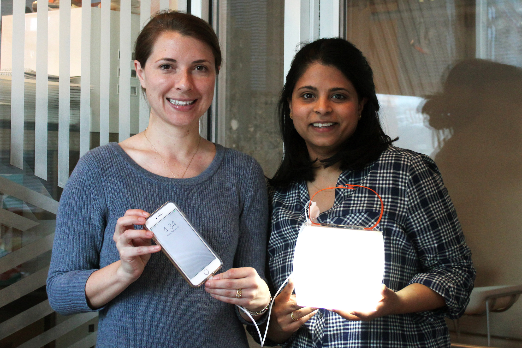 LuminAID co-founders Anna Stork and Andrea Sreshta first invented their solar inflatable technology after the 2010 Haiti Earthquake