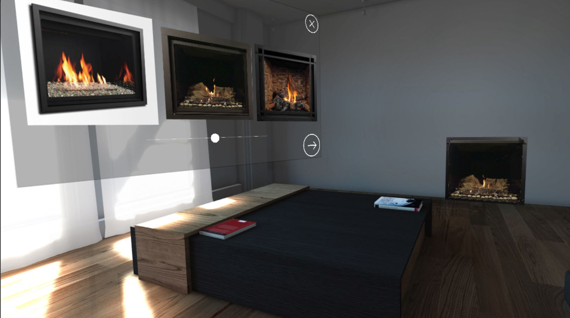 lg tv fireplace screensaver app