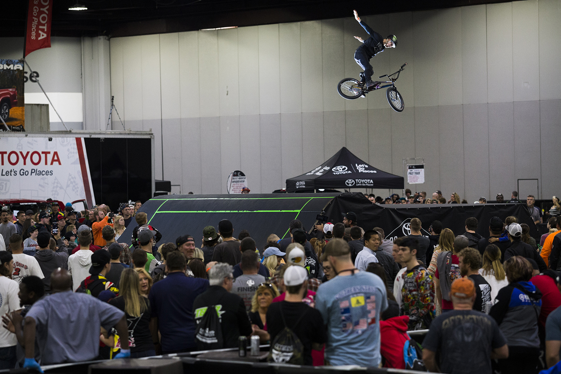 Monster Energy's James Foster at the Toyota BMX Triple Crown event in Atlanta, GA