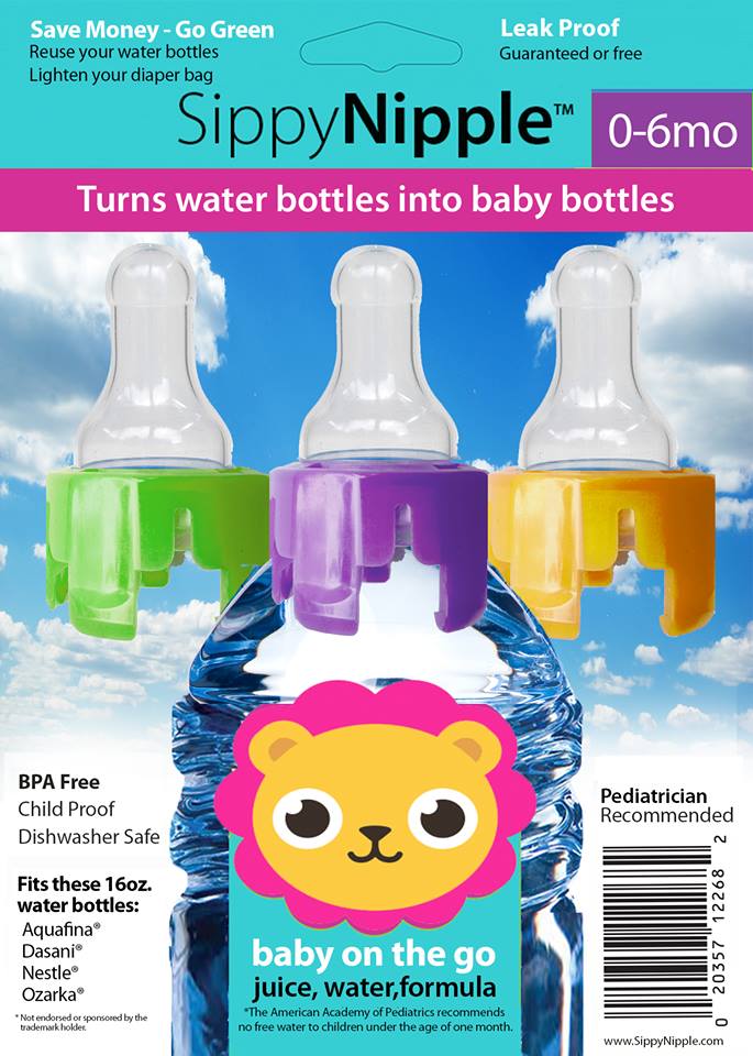 SIPPYNIPPLE® Launches The First Leak-proof Water Bottle Baby Nipple