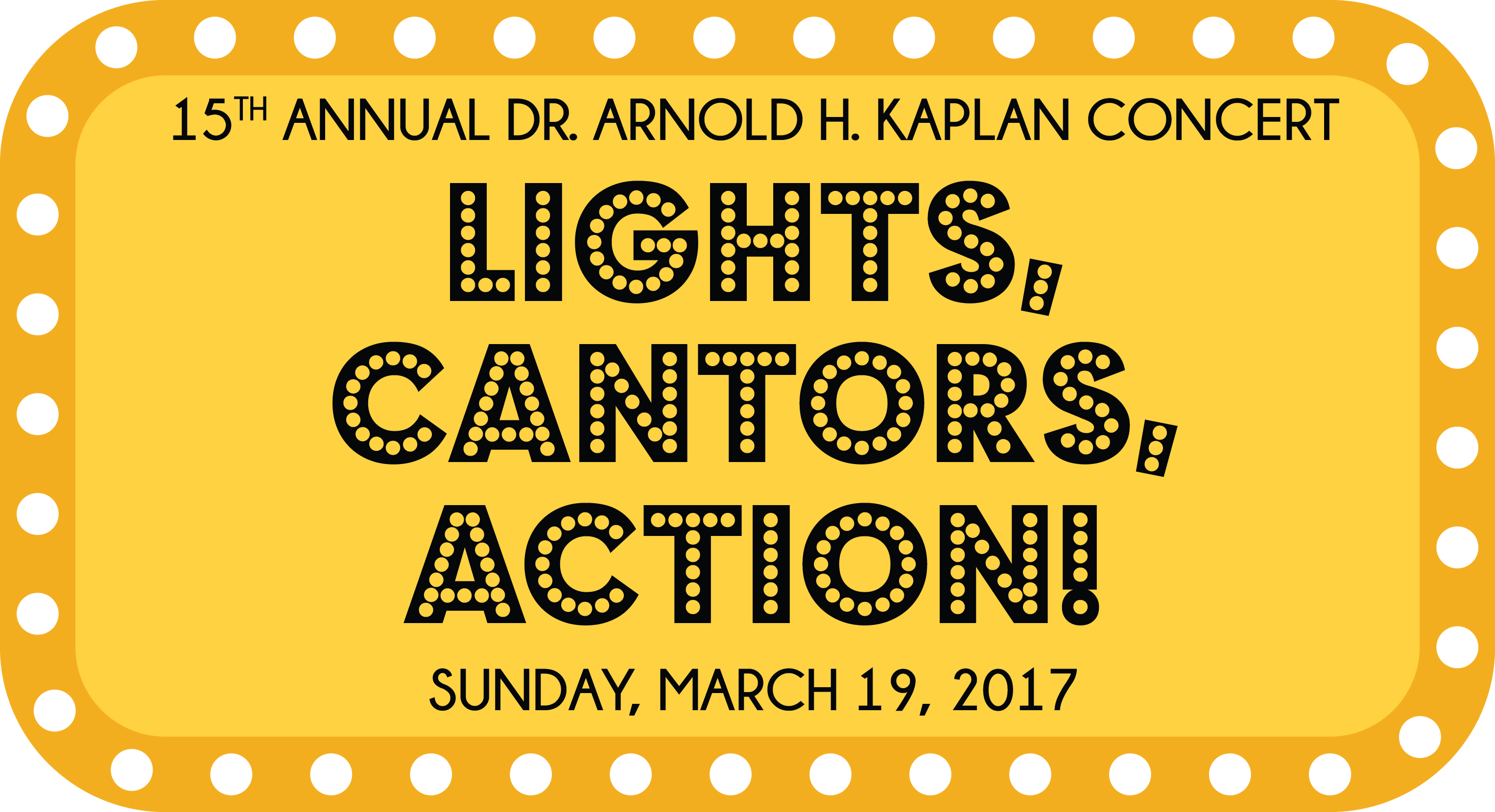 Lights, Cantors, Action!