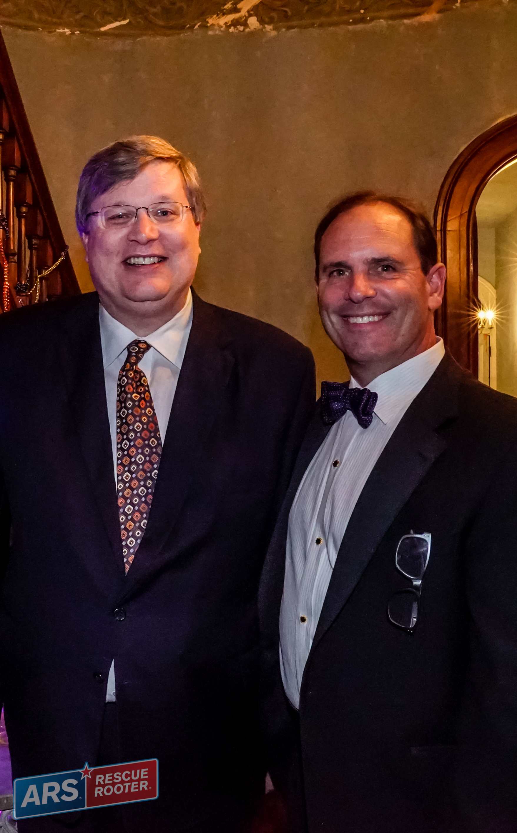Memphis Mayor Jim Strickland with ARS/Rescue Rooter Co-CEO Dave Slott