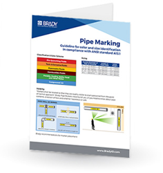 Brady Announces Pipe Marking Color and Size Guide