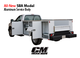 All New Aluminum Service Body Bed by CM Truck Beds