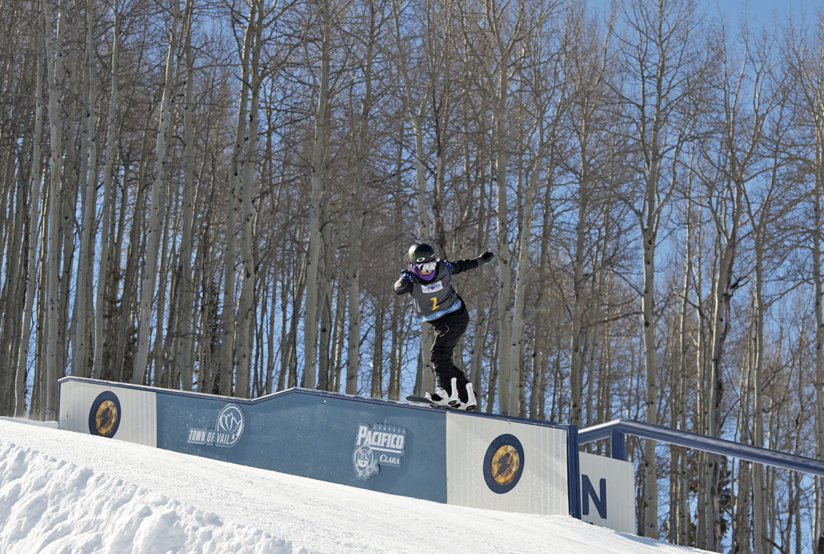 Monster Energy's Jamie Anderson Takes Second Place in Slopestyle at Burton US Open Snowboarding in Vail, CO