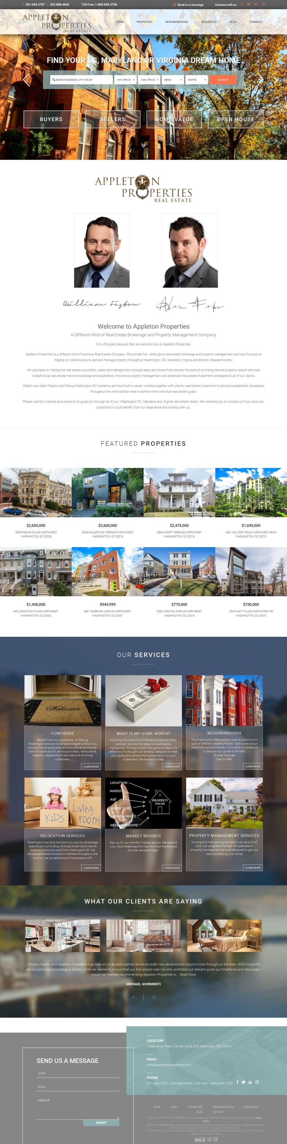 William & Adam Fastow, Appleton Properties - appletonproperties.com