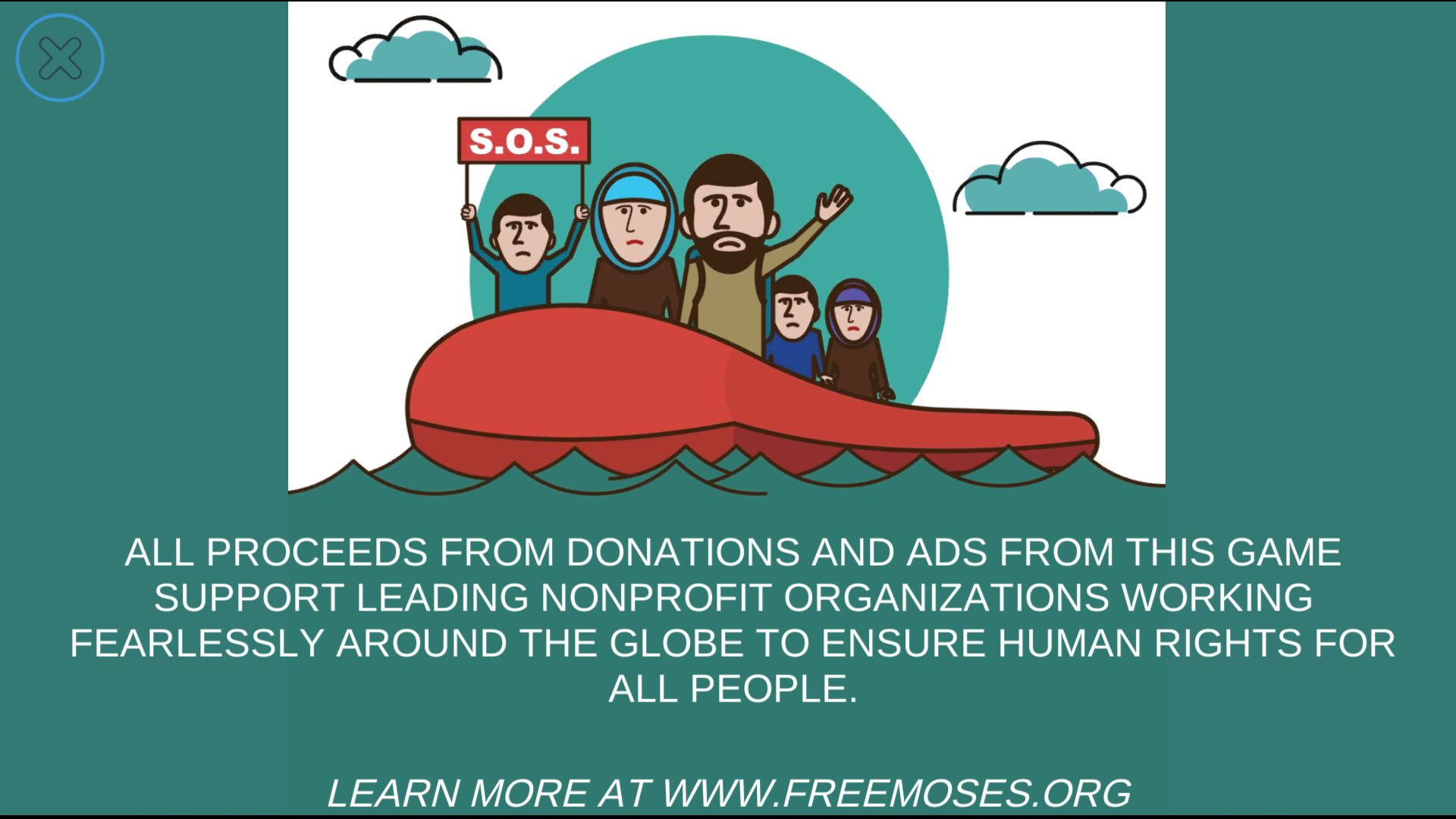 “Moses the Freedom Fighter” marks the first time a for-profit company has released a free mobile game with 100% of the donations in perpetuity going to a third-party charity (Oxfam America).