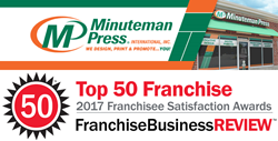 Minuteman Press International has been listed by Franchise Business Review on their 2017 Top B2B Franchises list. Learn more about Minuteman Press franchise opportunities at http://www.minutemanpressfranchise.com
