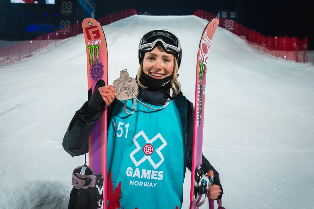 Monster Energy's Maggie Voisin Claims Bronze in Women’s Ski Big Air at X Games Norway 2017