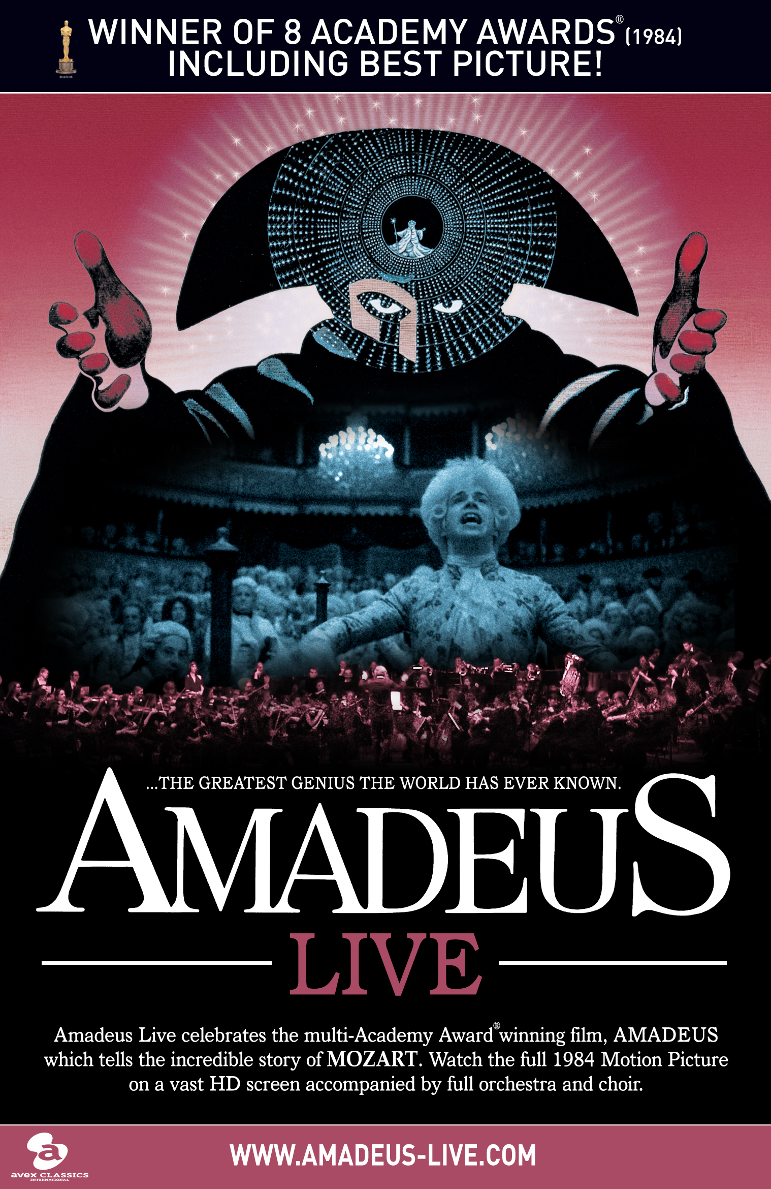 Amadeus Live poster