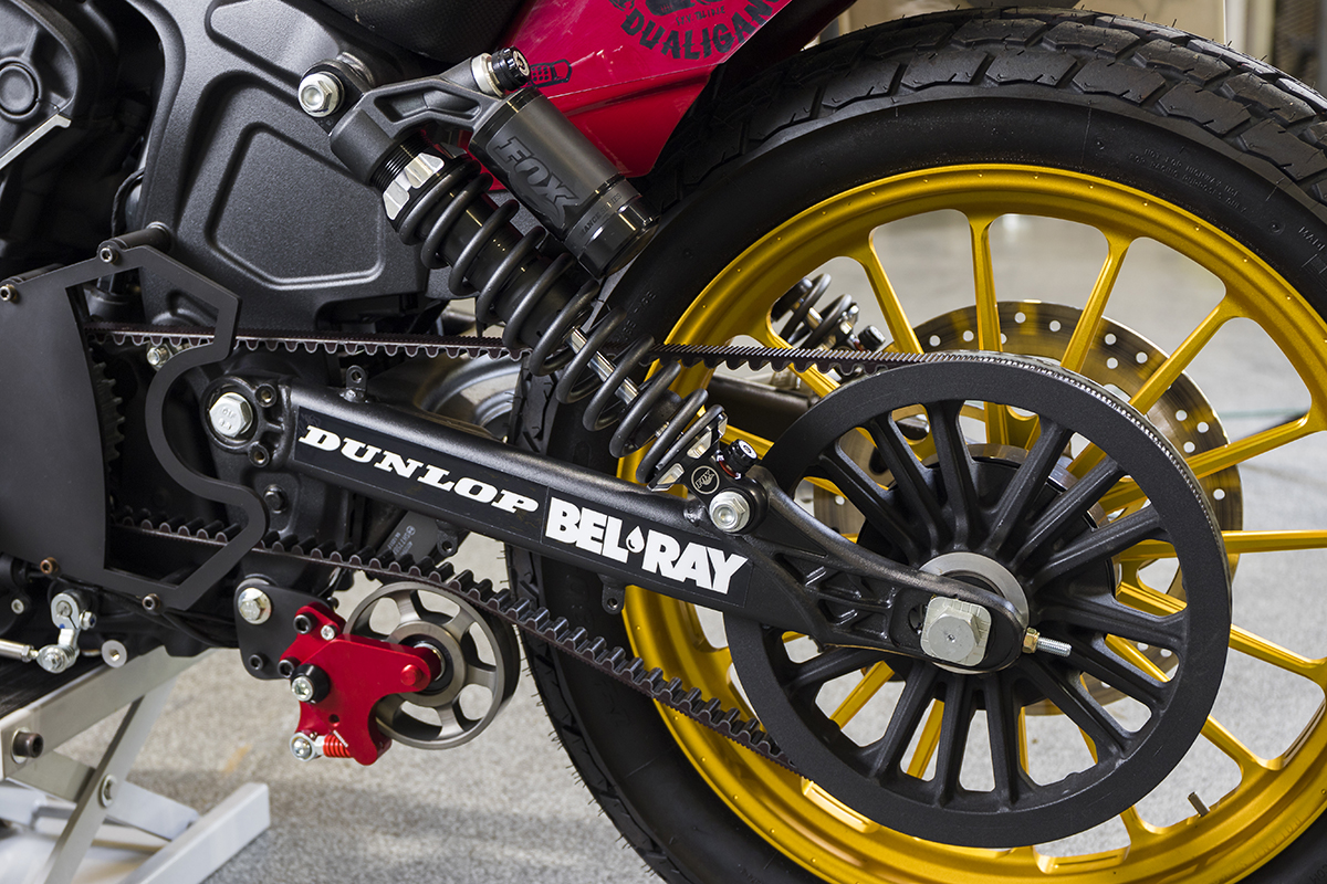 Hart's mean machine has already been on the road, on display in Daytona for Bike Week.