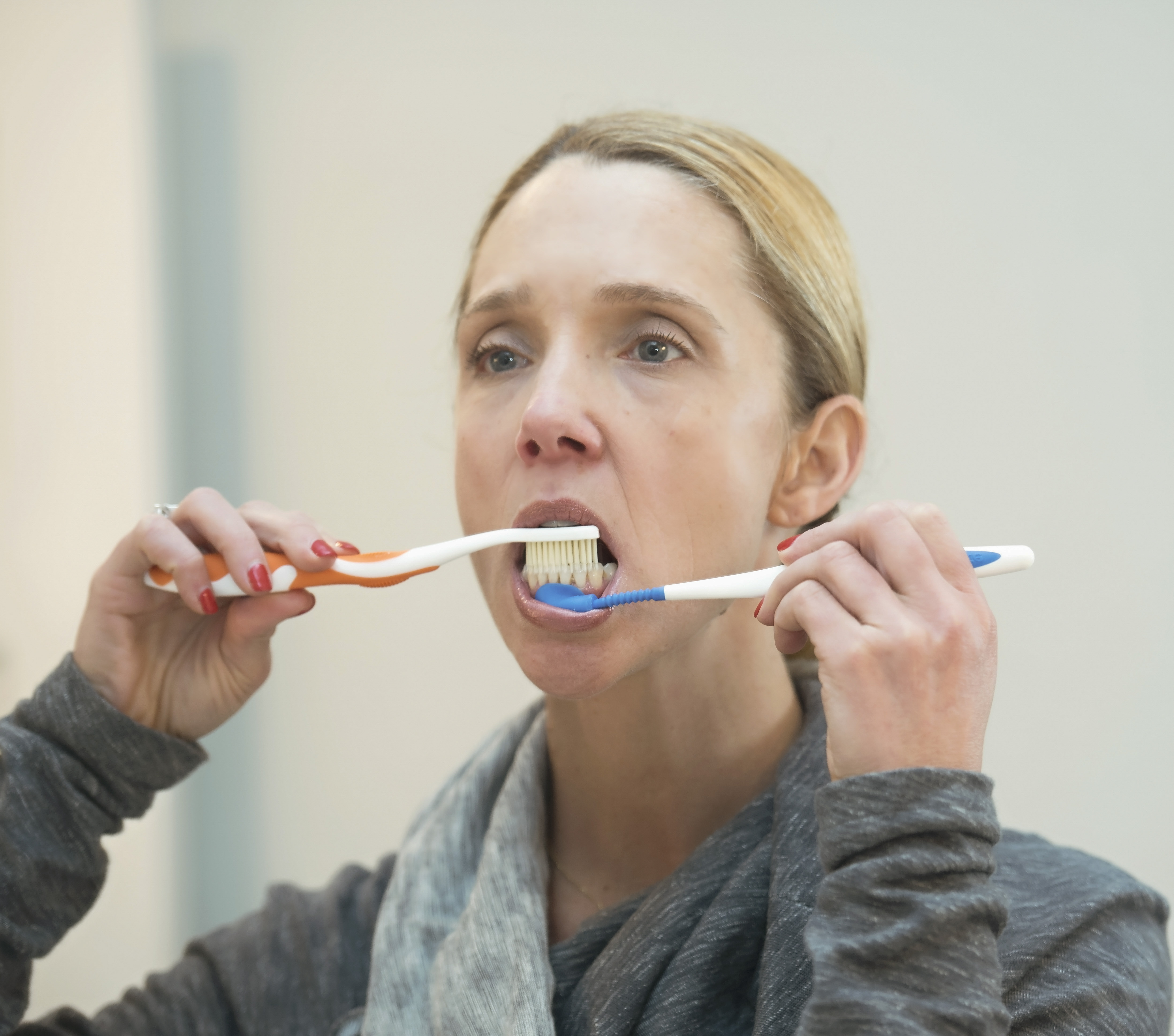 Mouth-Mate Oval to protect soft tissue grafts