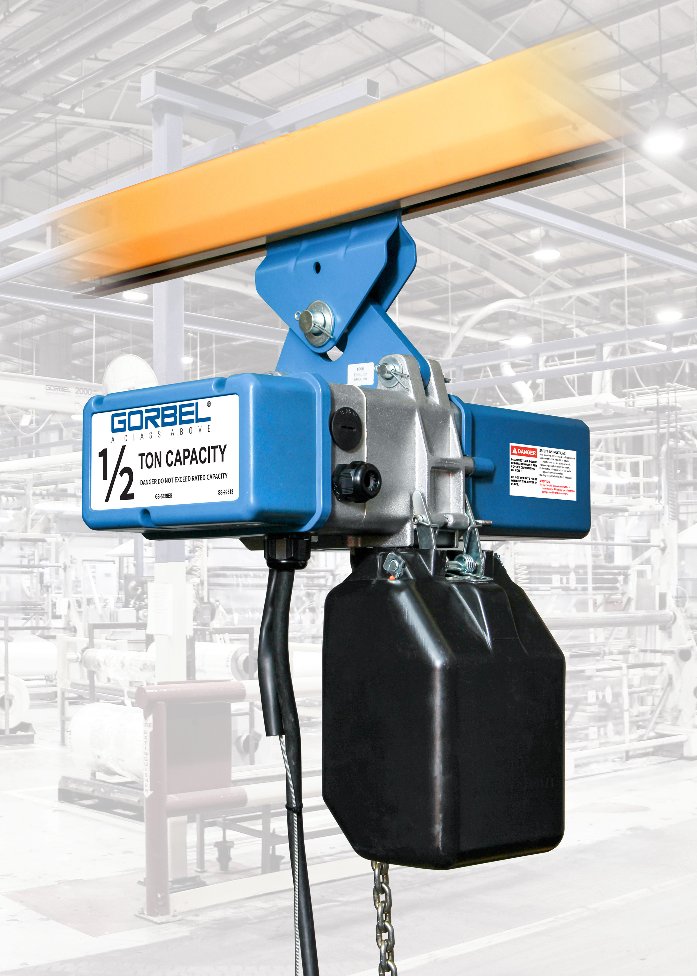 NEW Gorbel GS Series Electric Chain Hoist