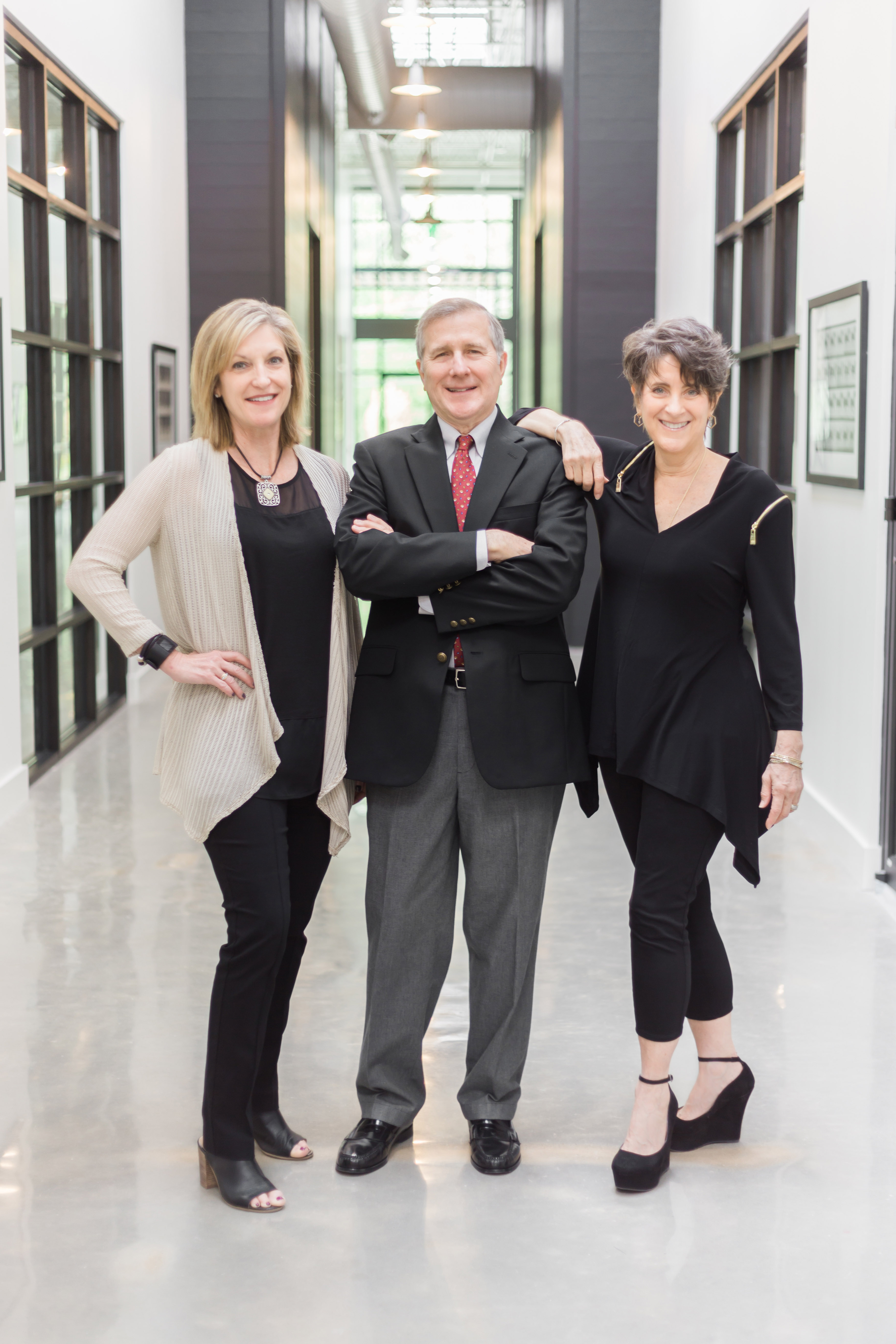 Siblings Stephen Pararo and Cynthia Pararo (right) are joined by sister-in-law Sharon Pararo (left) as the management team for the design/build firm Pineapple House Interior Design, located in Atlanta