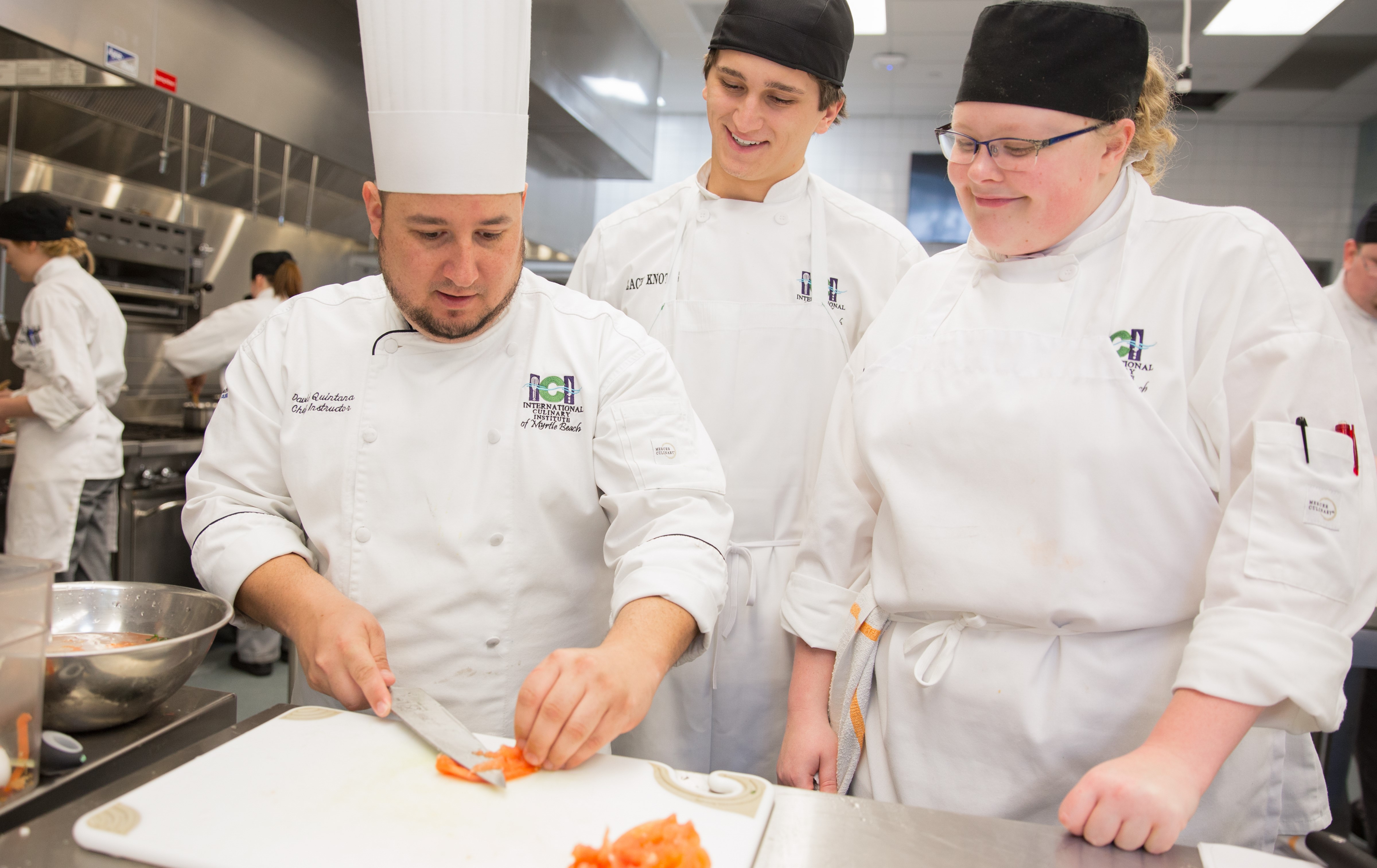 chef with students