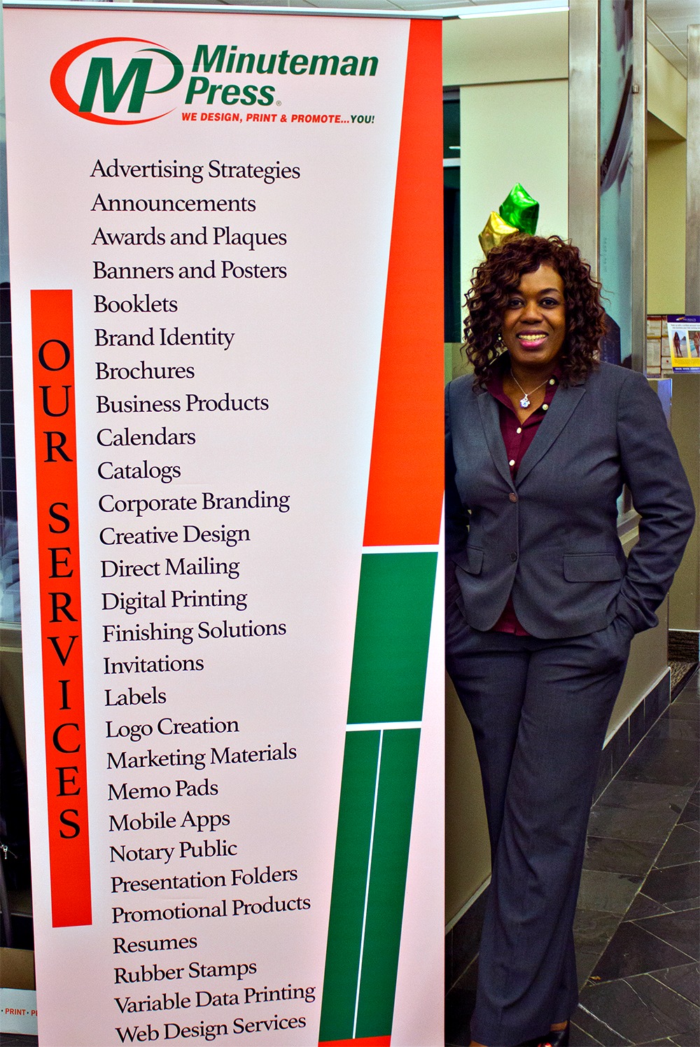 Juanita Glenn, Minuteman Press franchise owner, Upper Marlboro, MD