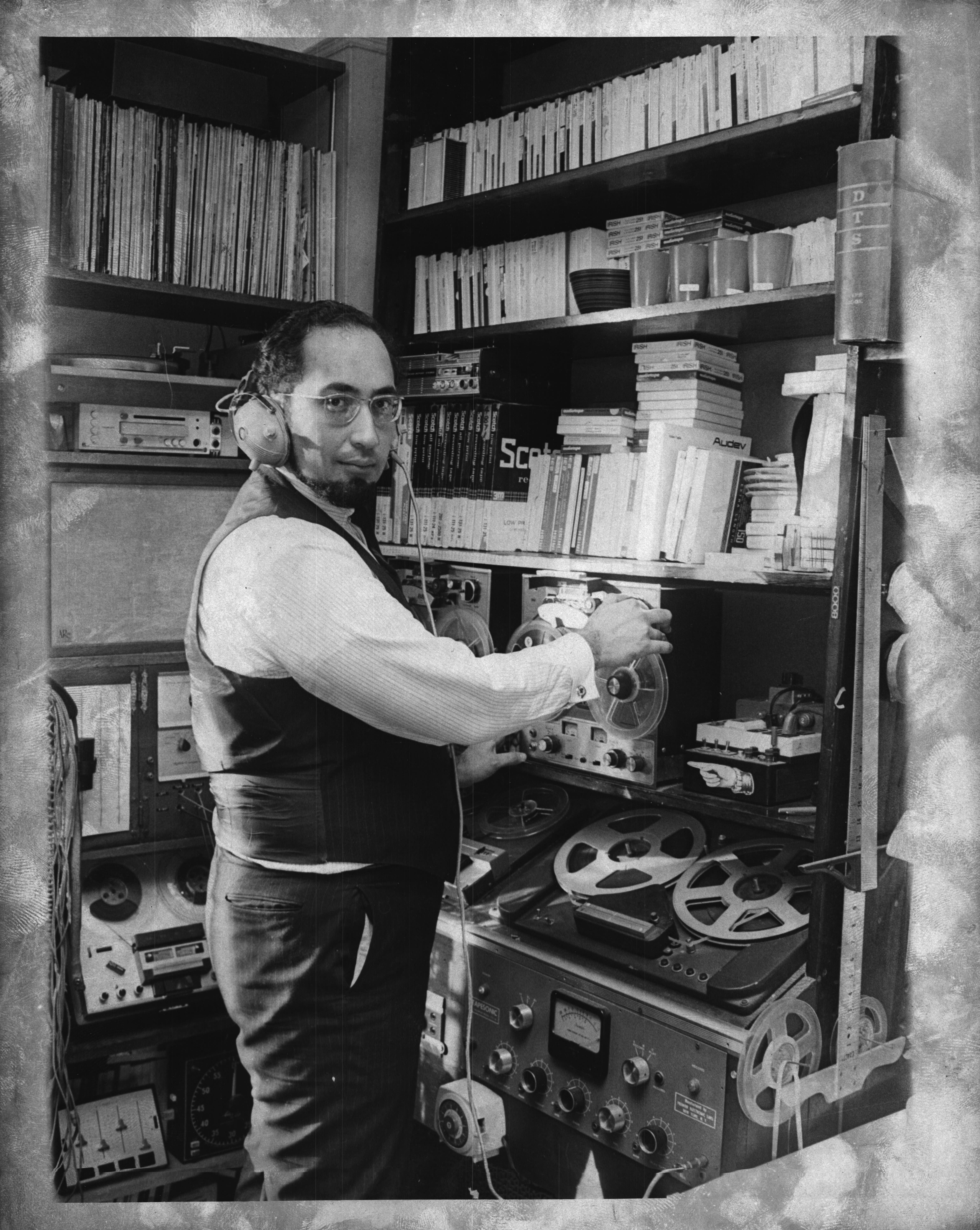 Teibel in his New York City studio, 1970