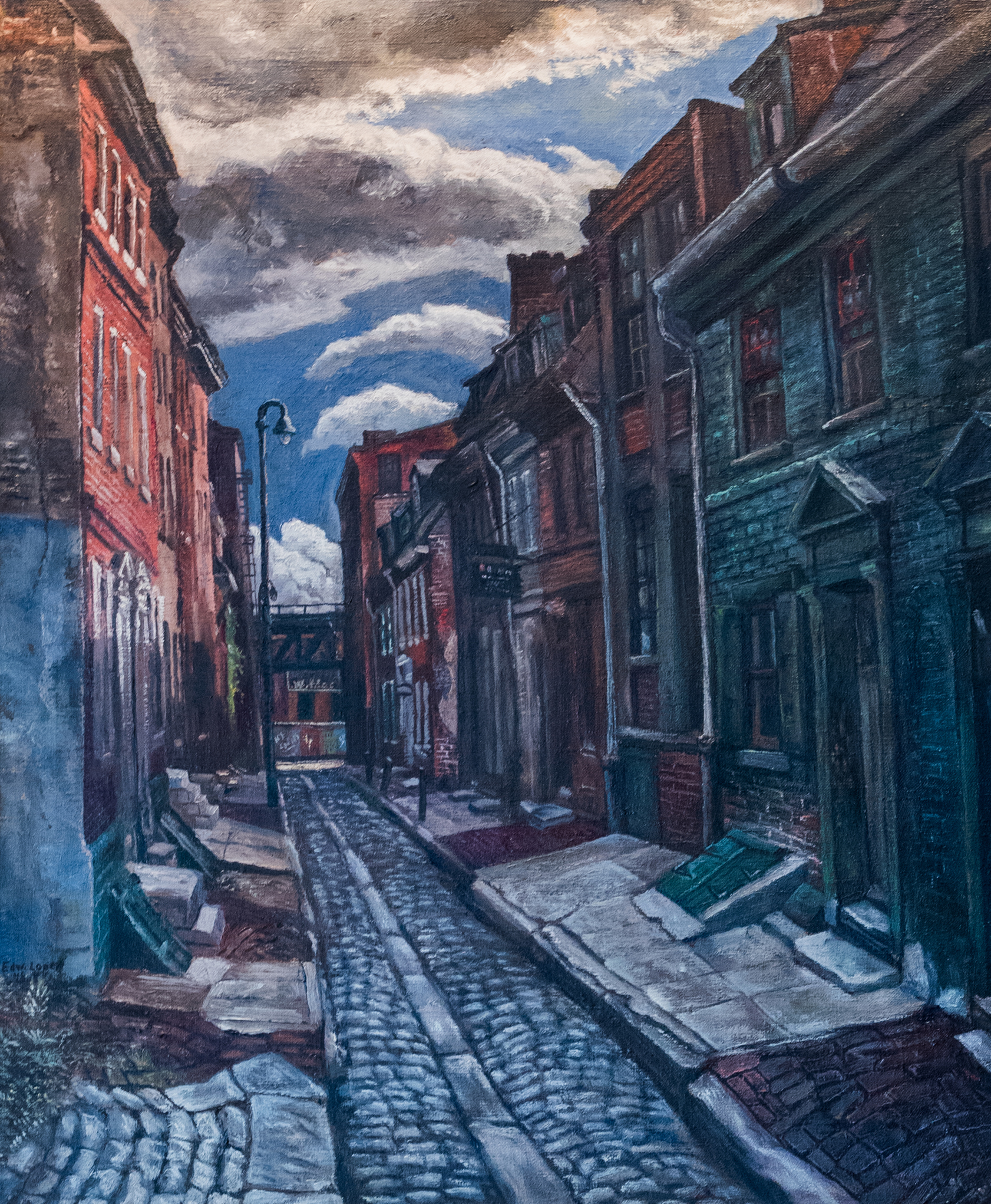 Elfreth's Alley by Edward L. Loper