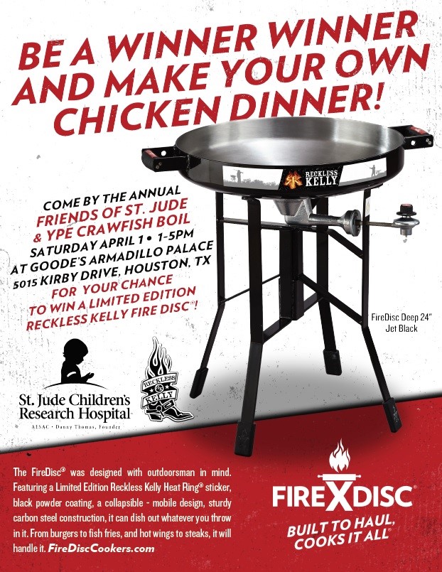 Chance to win a limited edition Reckless Kelly and FireDisc® co-branded Portable Cooker