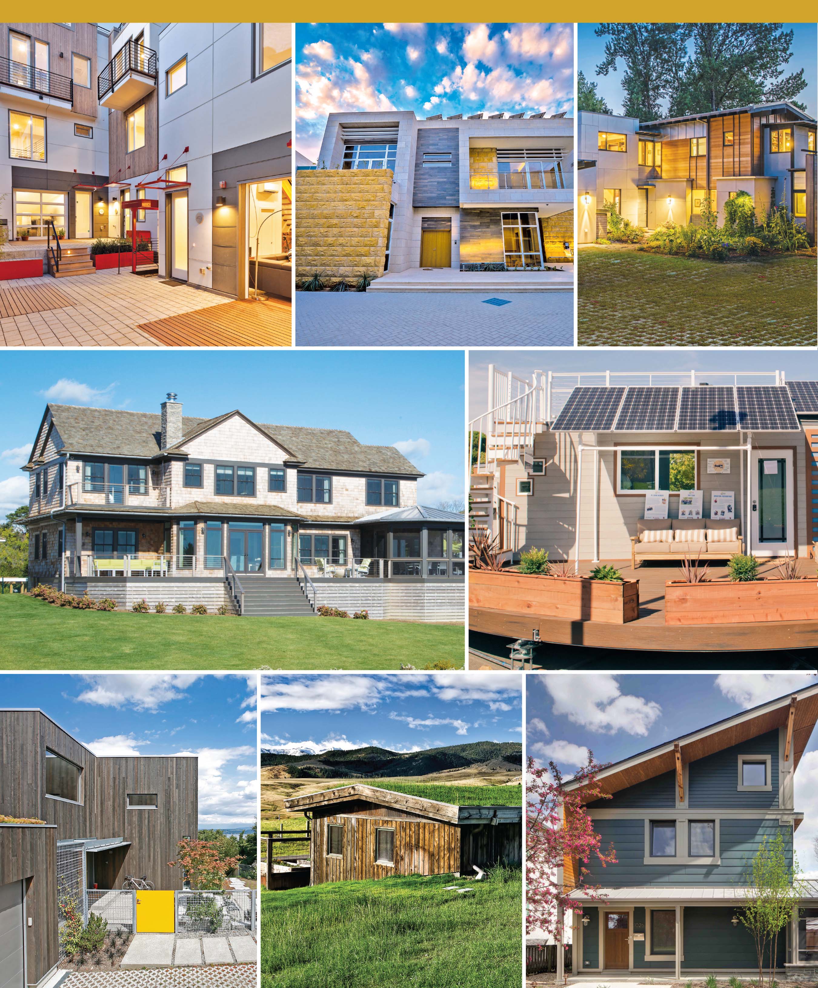 The 2016 Green Home of the Year Award Winners.