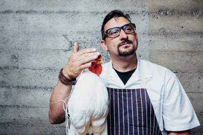 Chef Chris Cosentino of San Francisco's Cockscomb will lead a cooking demo on the Live Fire Cooking Stage at Sunset Celebration Weekend.