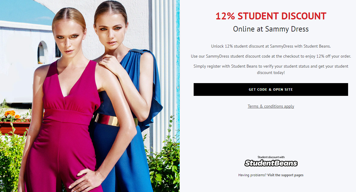 Special Discounts to Students from Sammydress