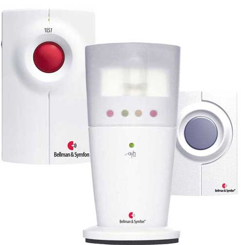 The Bellman & Symfon Visit Alerting with Flash Receiver for Phone and Doorbell allows you to be alerted by clear flashing lights and light indicator.