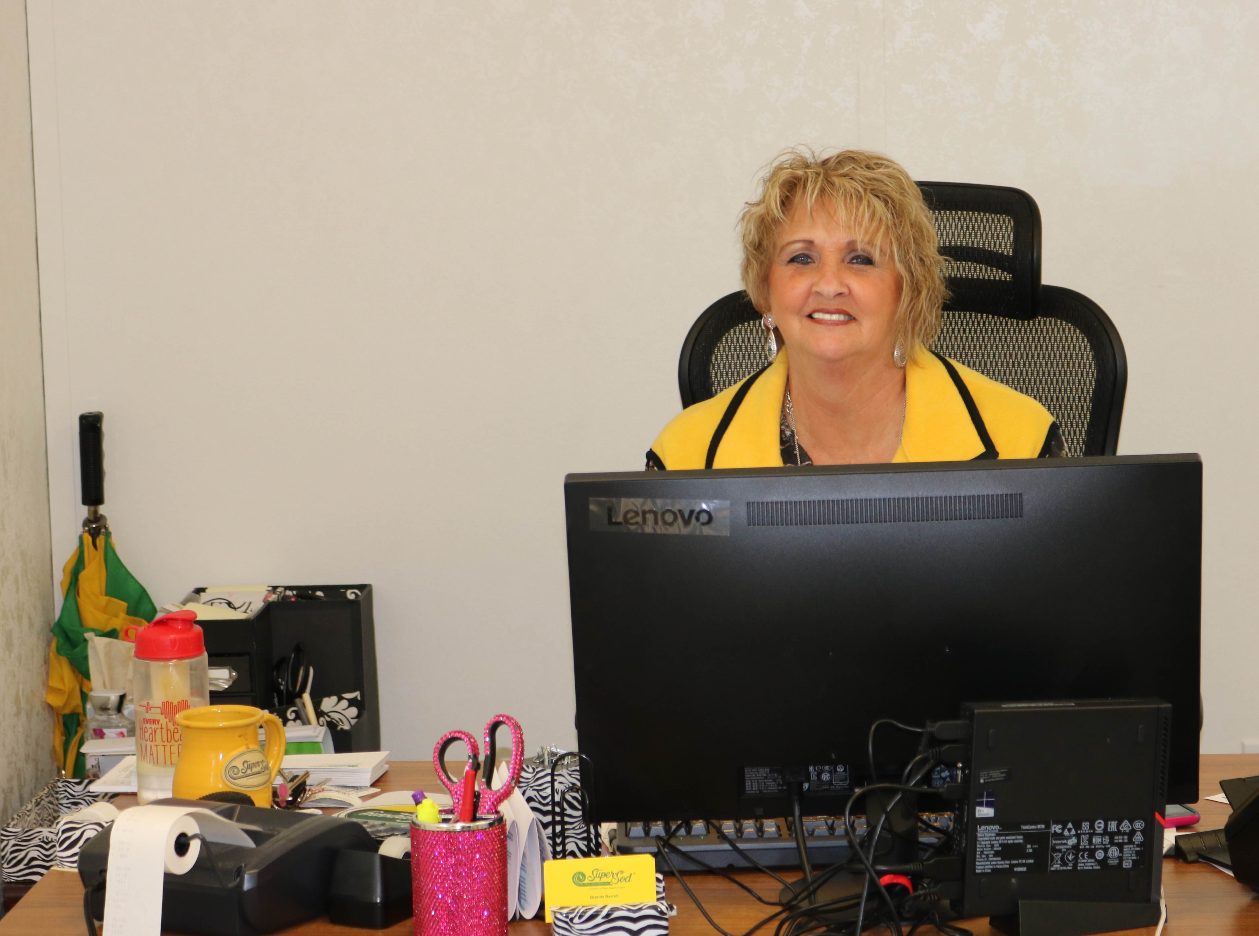 Brenda Barrett serves as the new seed sales and delivery associate for Patten Seed Company