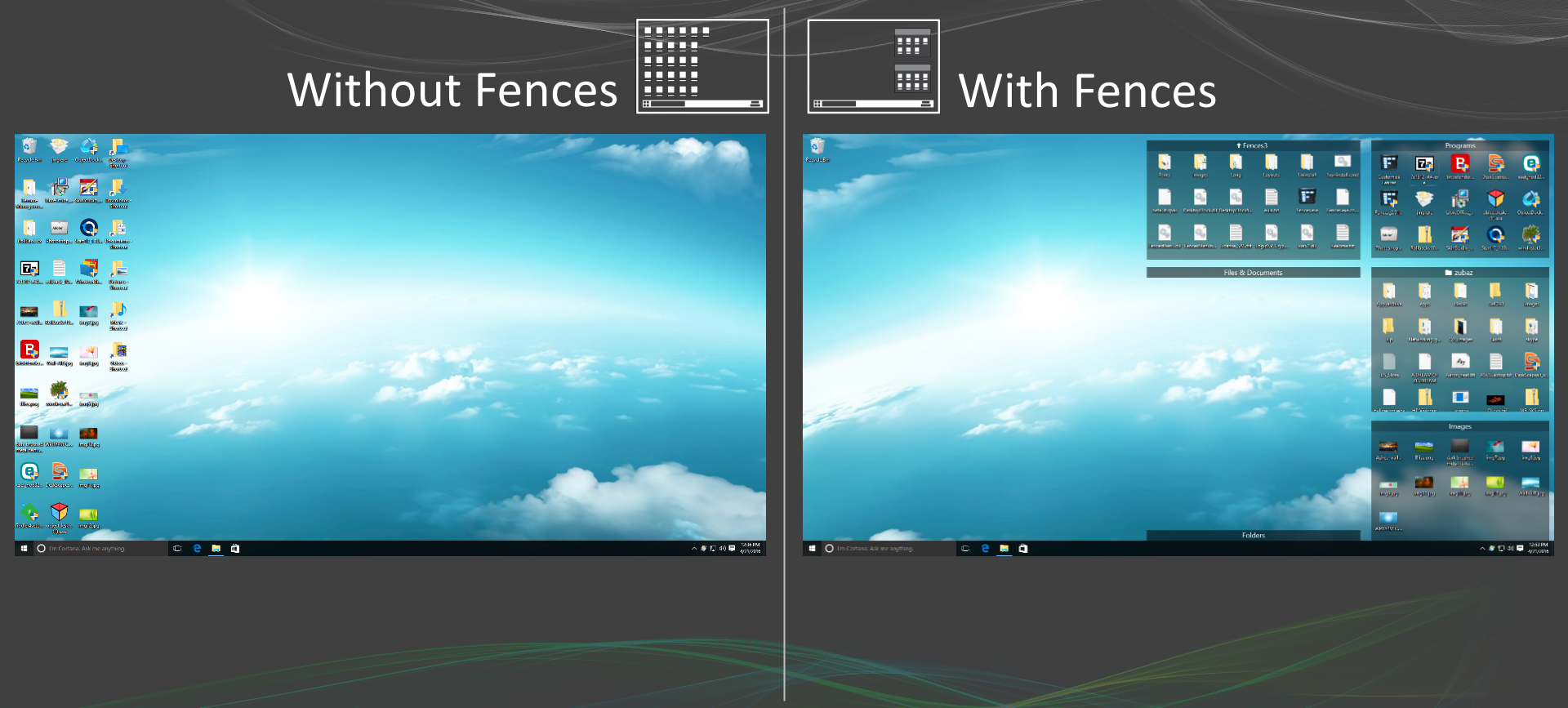 Conquer Desktop Clutter with Fences