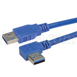 USB 3.0 Type-A Angled Cable Assembly