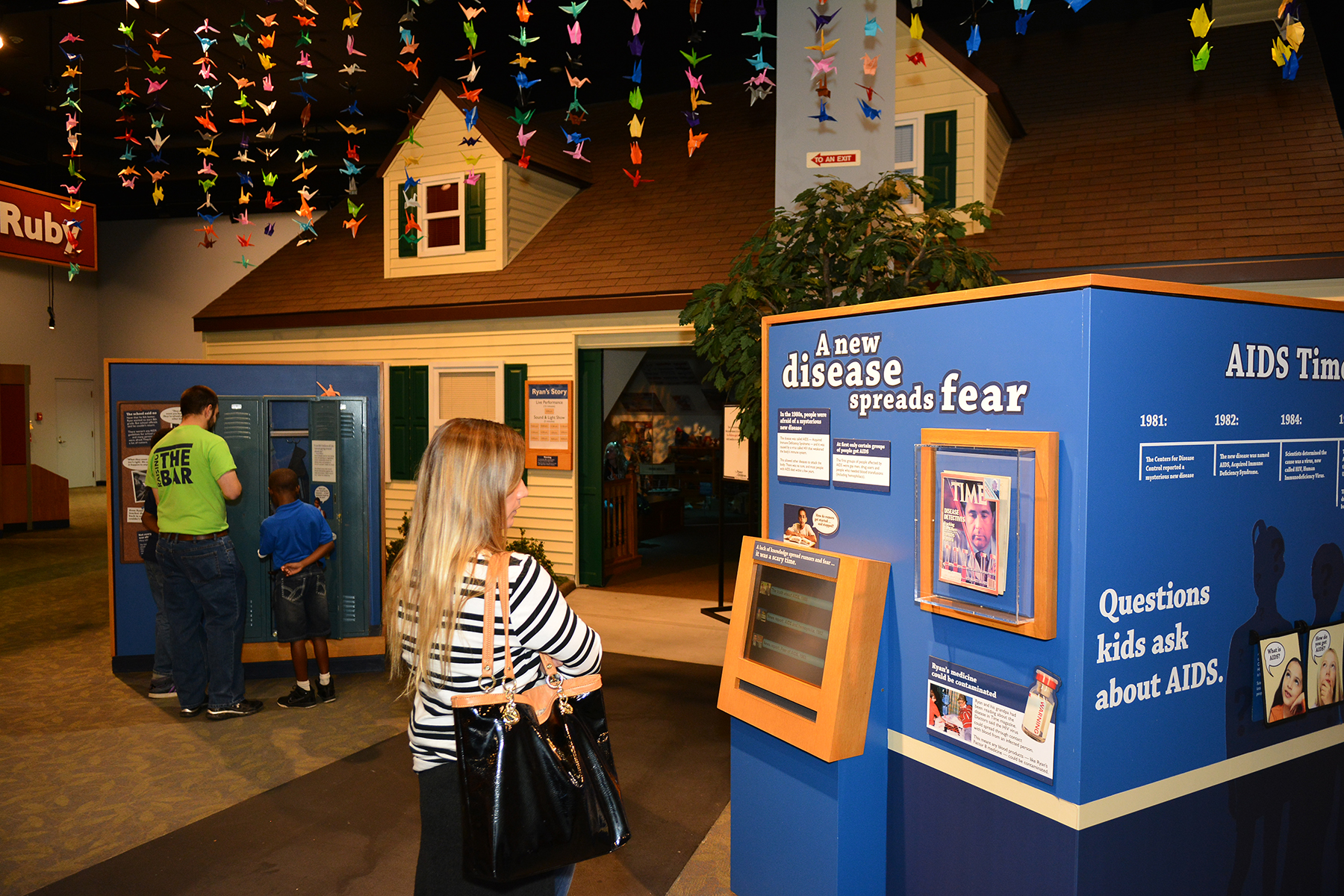 The Power of Children exhibit featuring Ryan White, Ruby Bridges, and Anne Frank