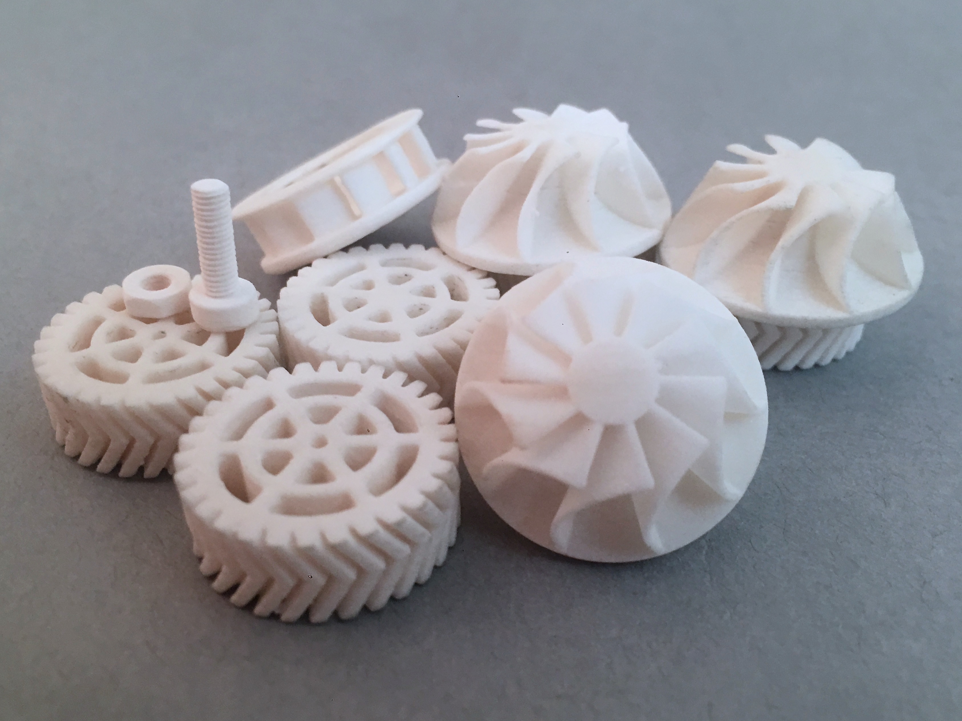 Vitrolite 3D printed parts