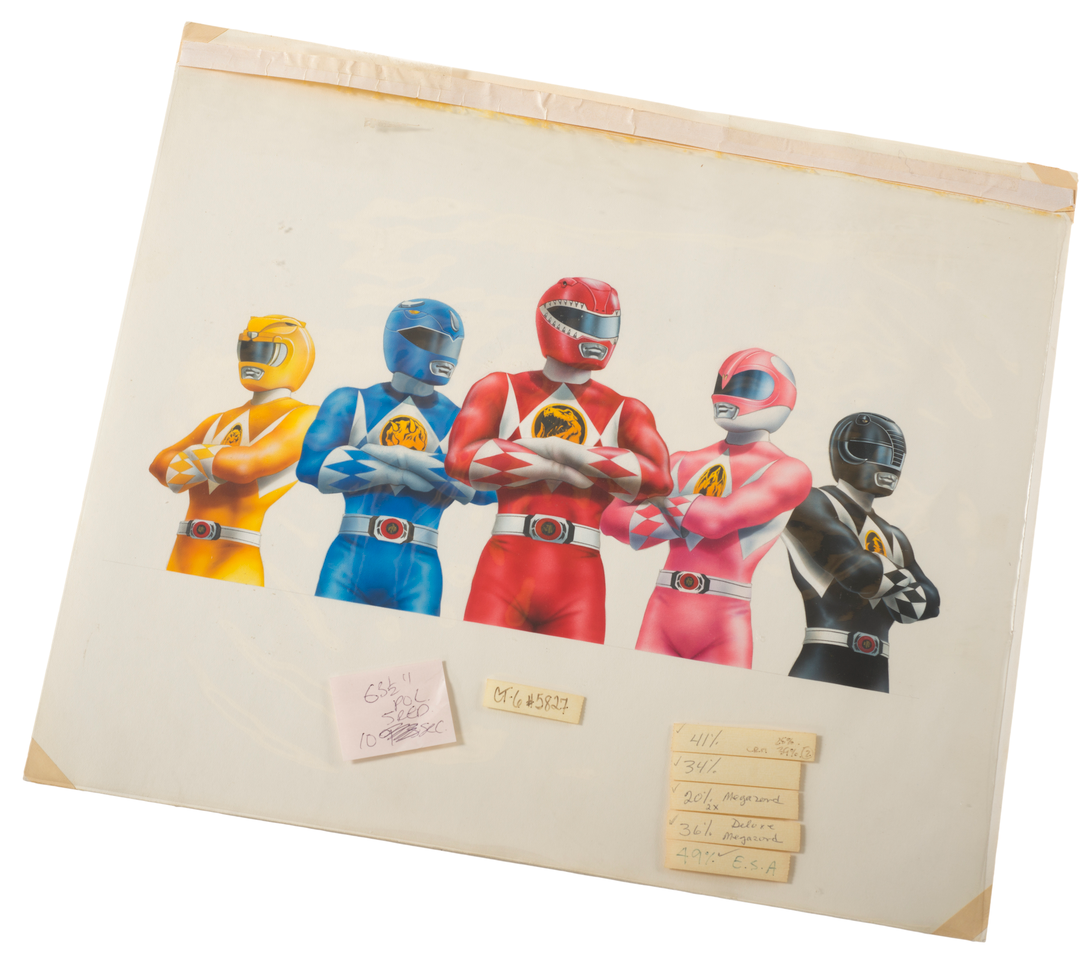 Mighty Morphin' Power Rangers - Original Packaging Artwork