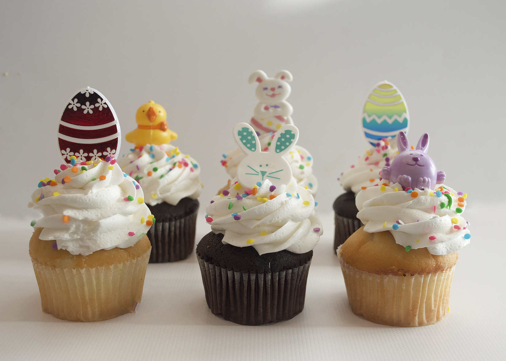 Easter cupcakes from Three Brothers Bakery