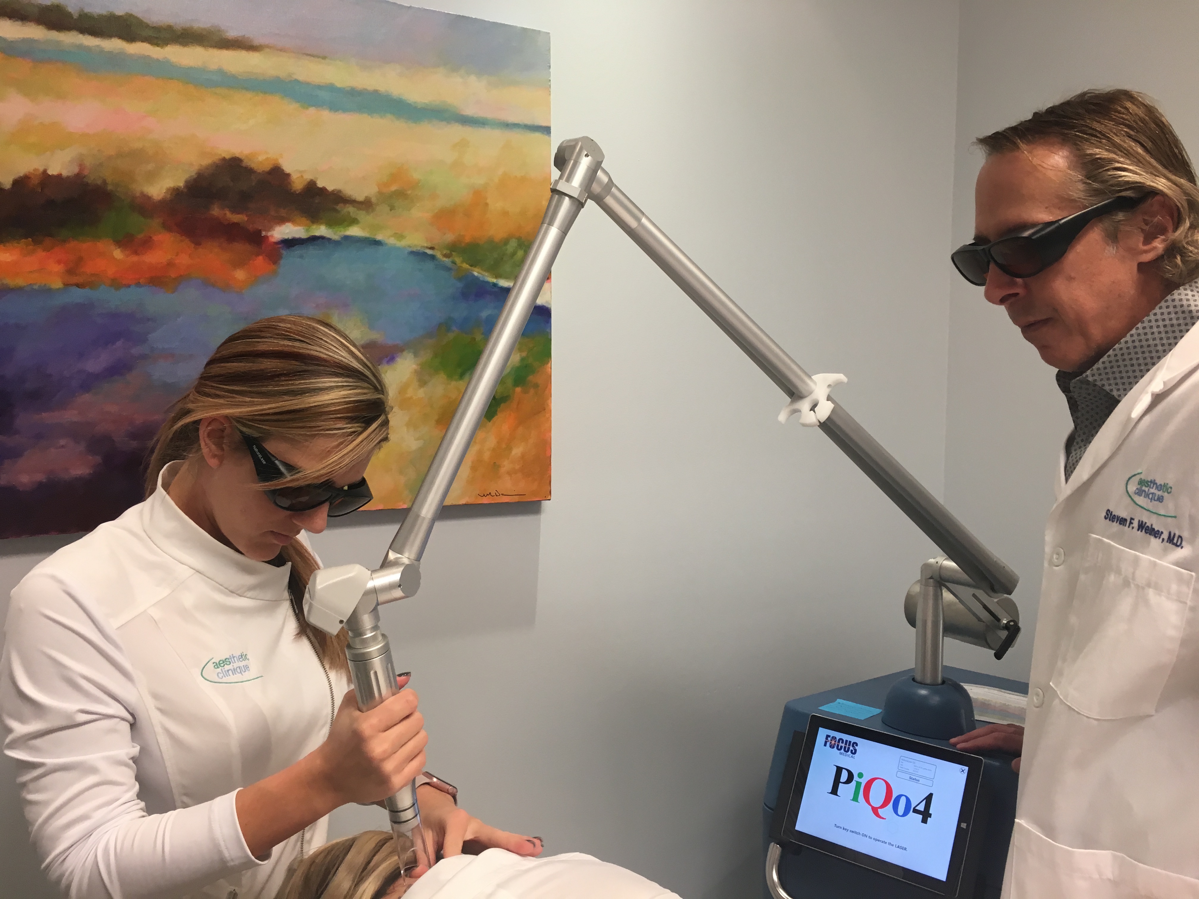 The PiQo4 in action at The Aesthetic Clinique