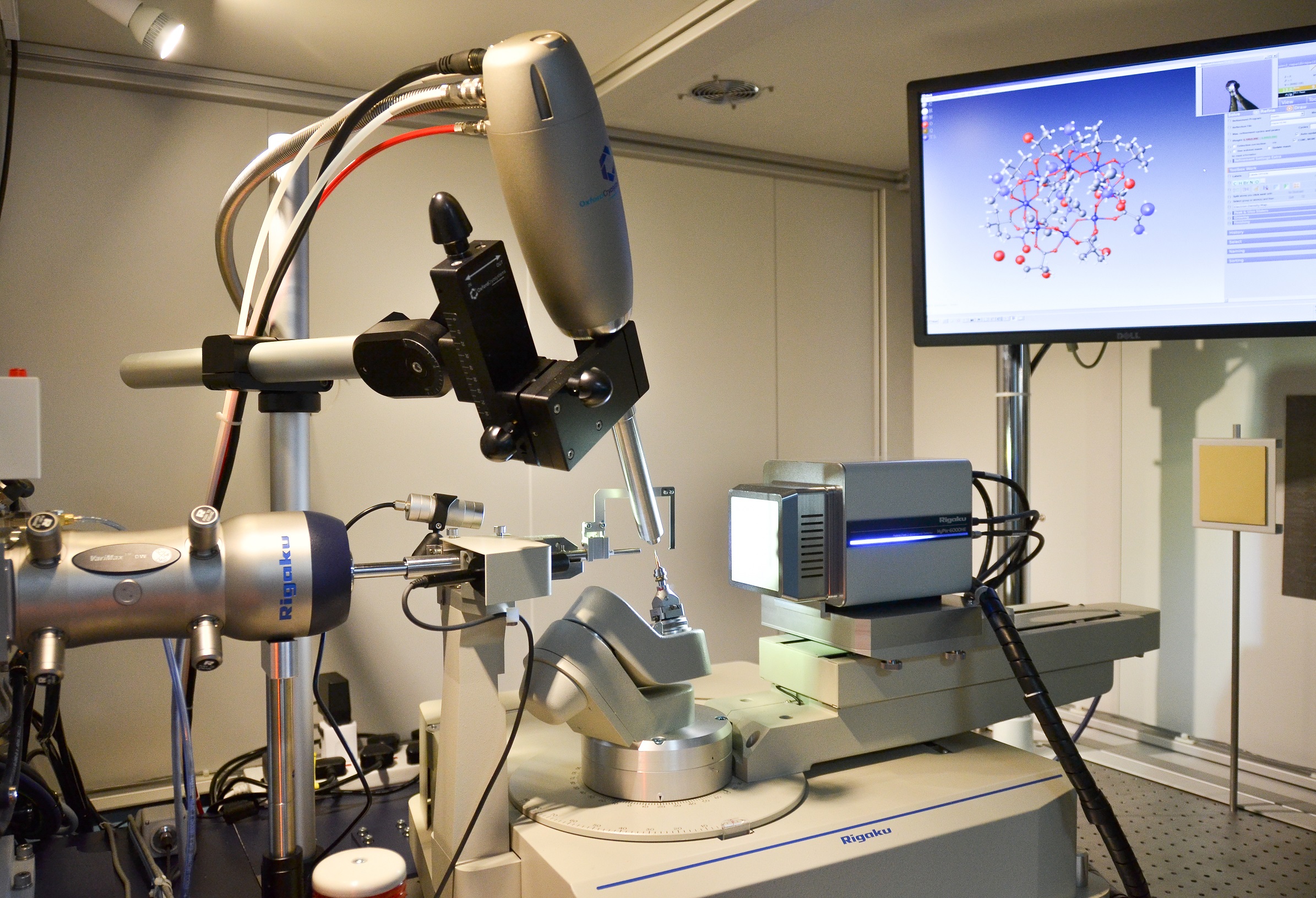 Rigaku XtaLAB FR-X DW X-ray diffractometer system in the School of Chemistry at the University of Manchester