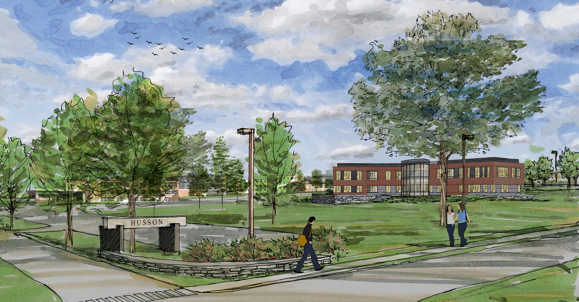 Husson University's new College of Business building will feature approximately 32,000 square feet of experiential classrooms and offices, supported by an advanced technology infrastructure.