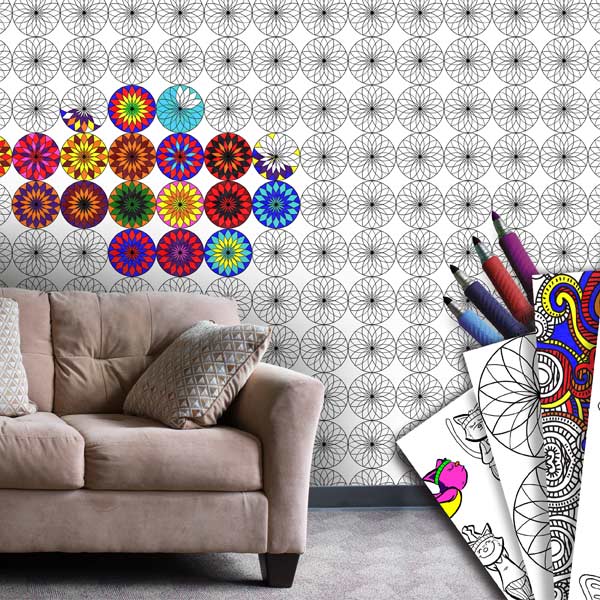 Coloring Wallpaper comes in 80 different styles