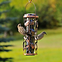 Good design: The Birdscapes® Copper Garden Feeder has a transparent seed compartment makes it easy to monitor seed levels and keep your feeder clean.