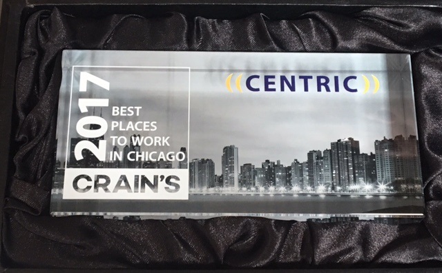 Centric Consulting's Chicago Team Earns Crain's Chicago 2017 Best Places to Work Award