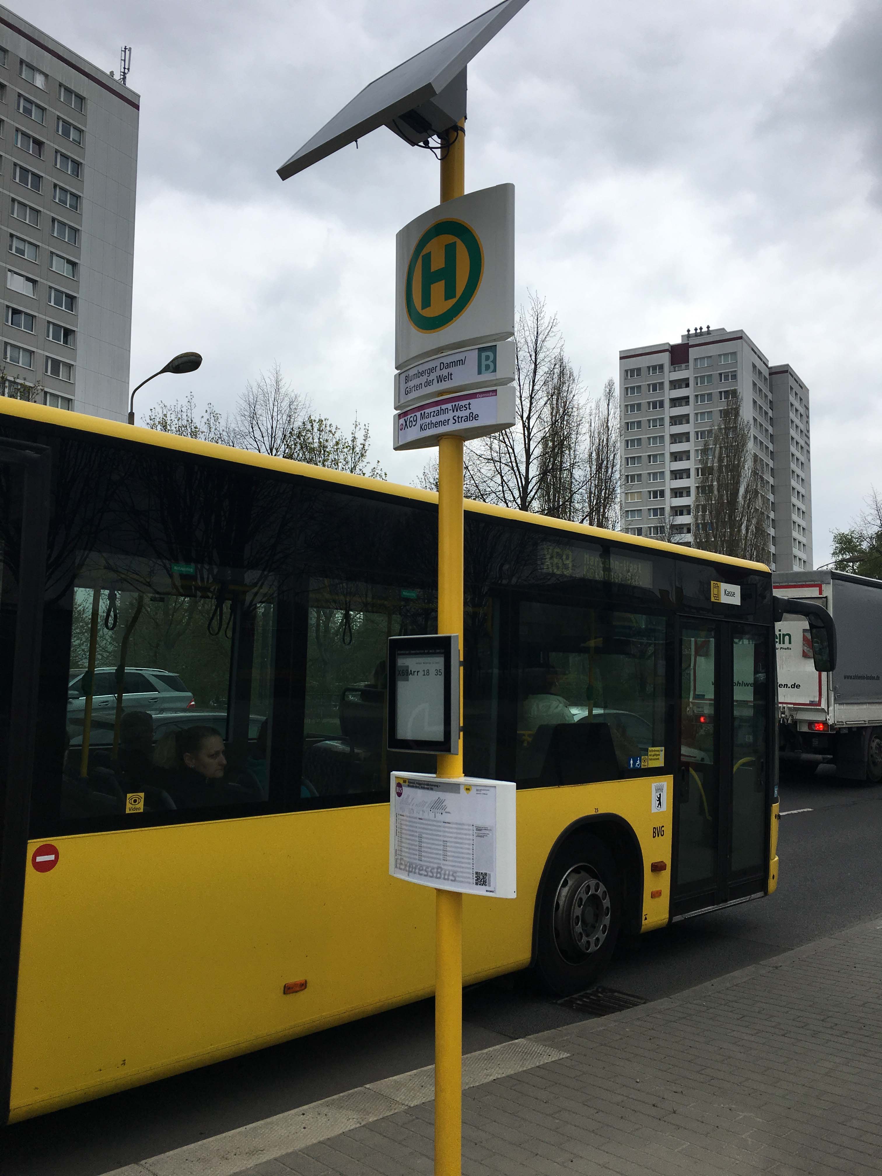 Papercast in Berlin with BVG