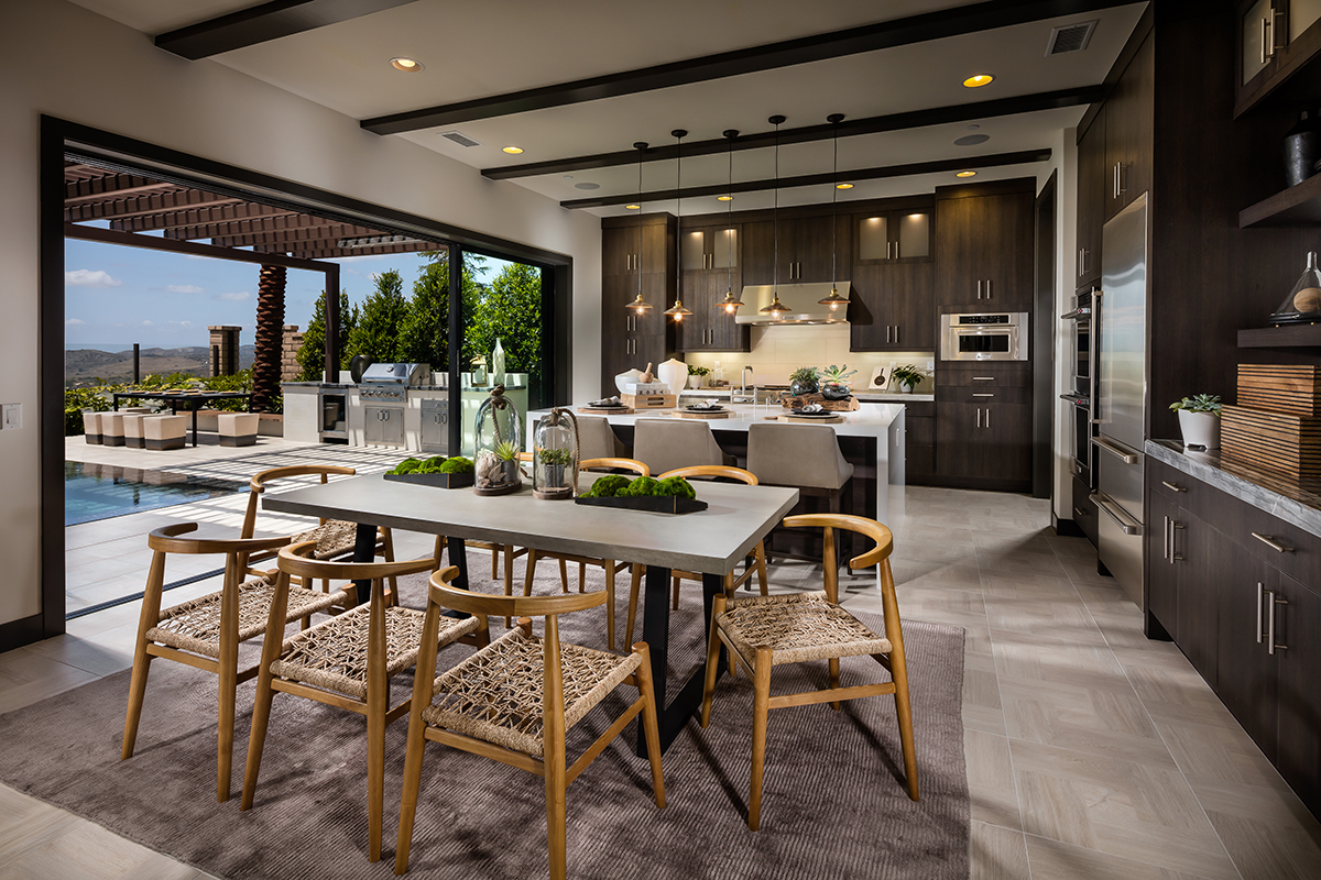 Plum Canyon offers spacious floor plans with beautiful Kitchens that open to optional California Rooms