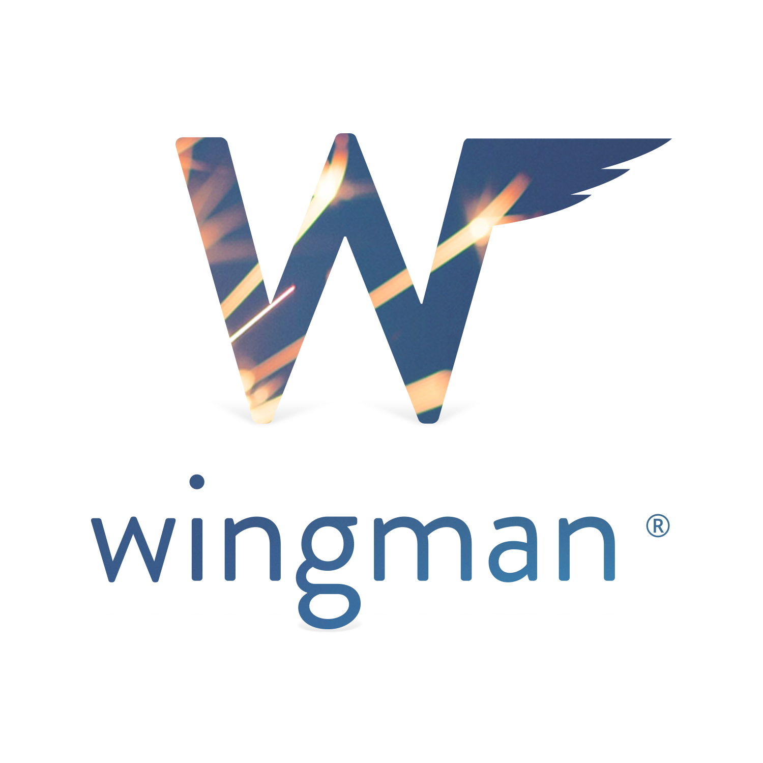 Wingman App Logo; Wingman is available in the iTunes App Store