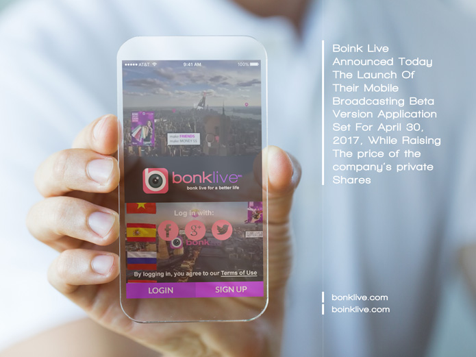 New Bonk Live Mobile Application