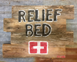 Relief Bed Signed Created by Founders Daughter Sharky
