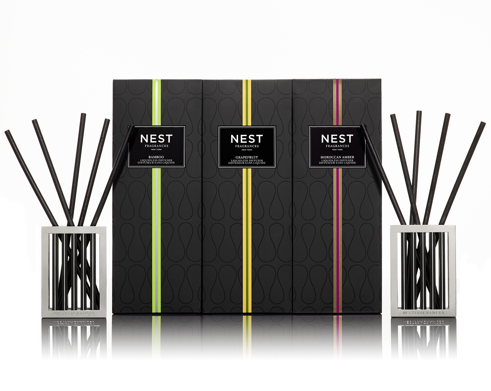 The Liquidless Diffuser by NEST Fragrances in Bamboo, Grapefruit and Moroccan Amber