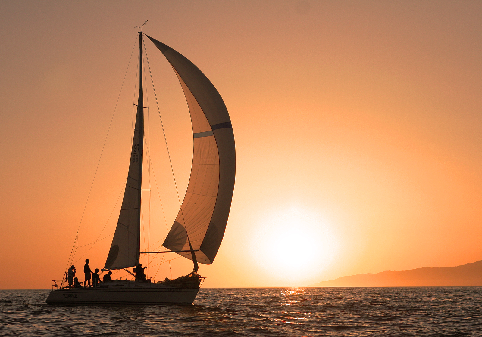 The public can charter sailboats - with or without a skipper - for a leisure cruise up the Los Angeles coast.